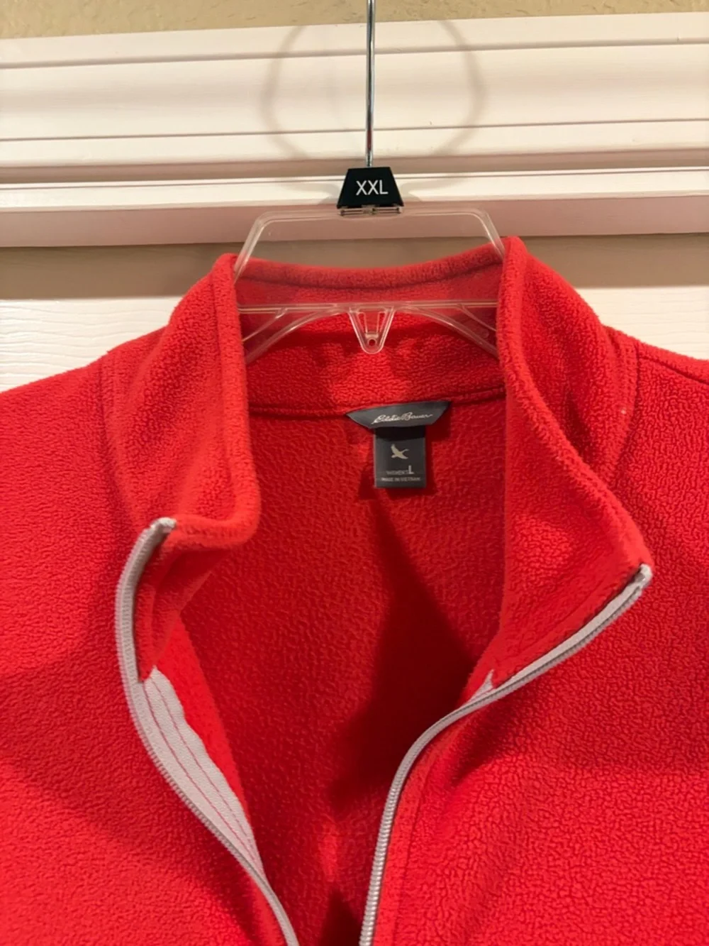 Eddie Bauer Womens Red Full-Zip Jacket Size L - Picture 3 of 6